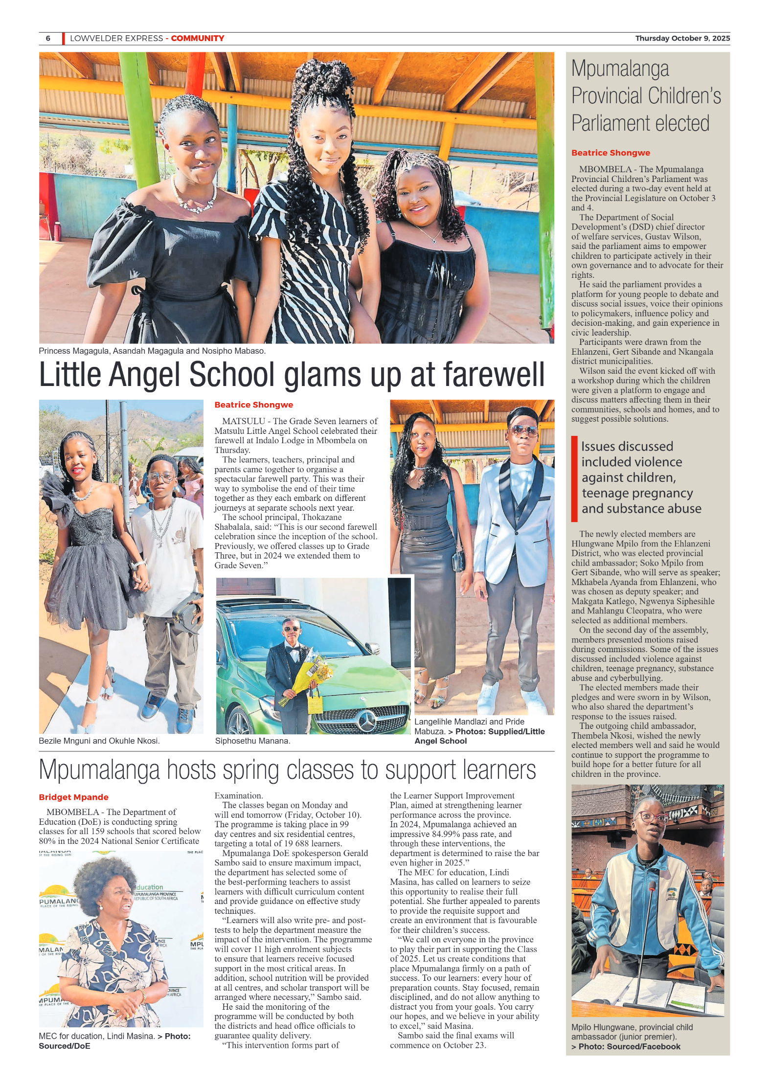 Lowvelder Express 09 October 2025 page 6