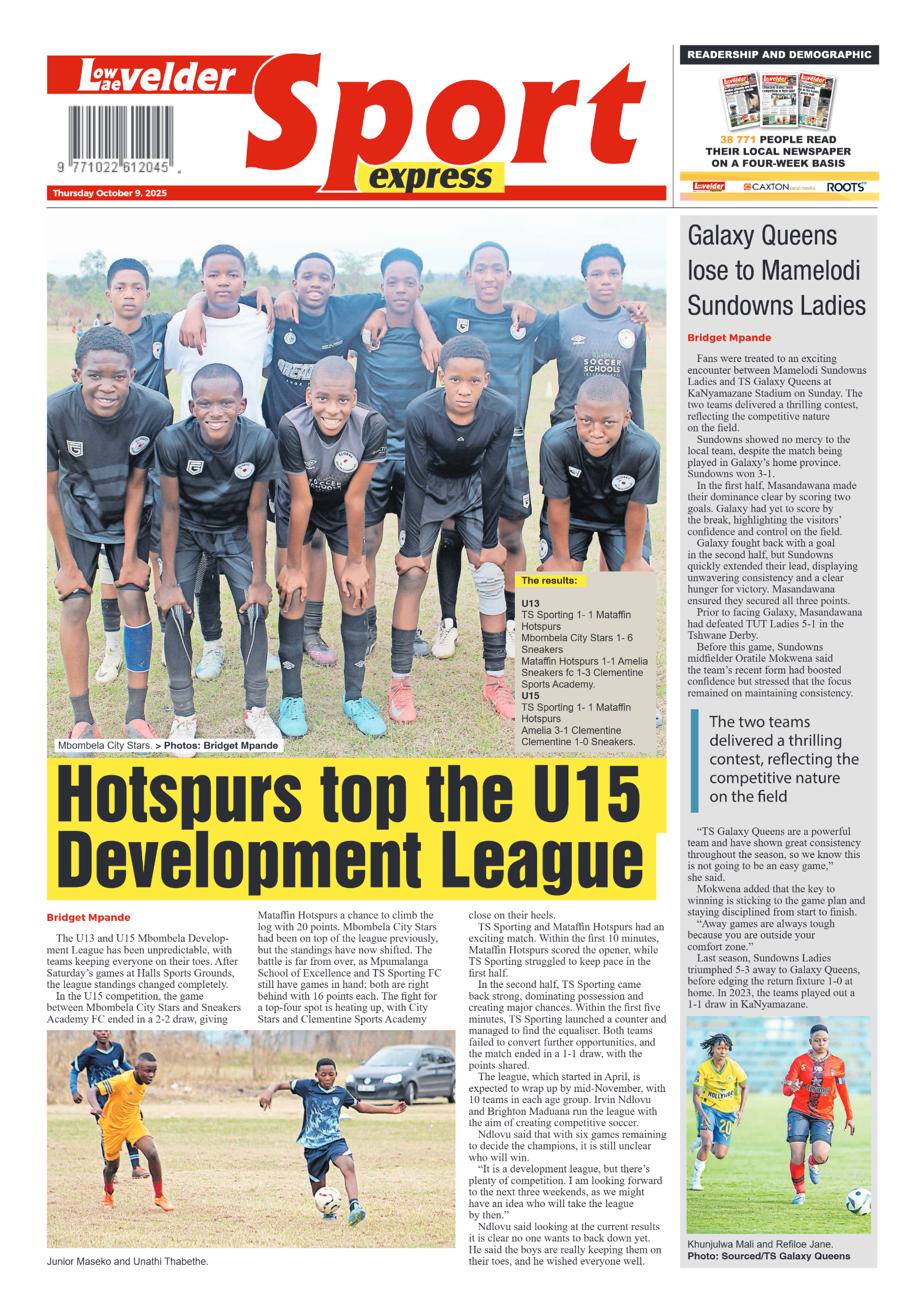 Lowvelder Express 09 October 2025 page 8