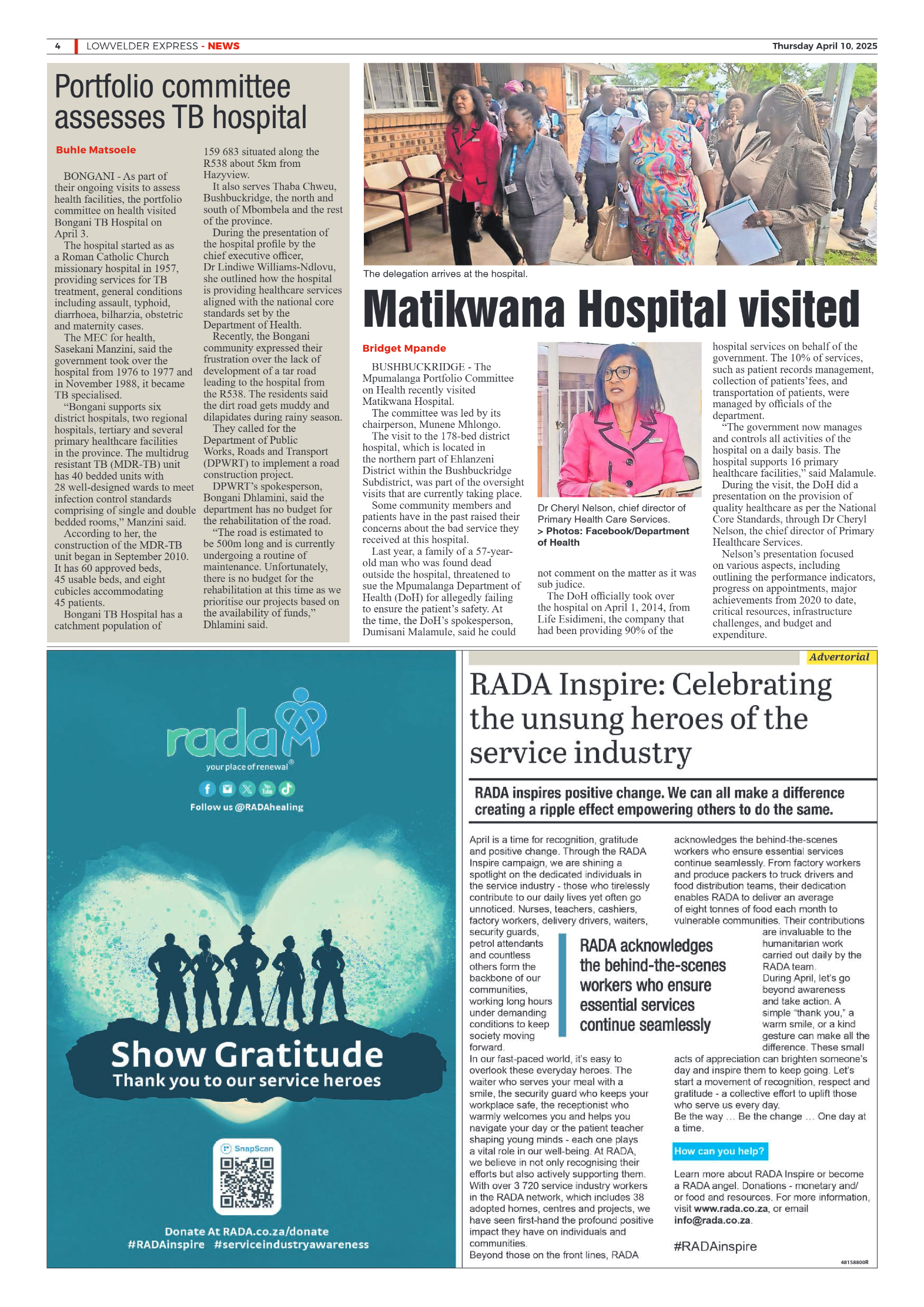 Lowvelder Express 10 April 2025 page 4