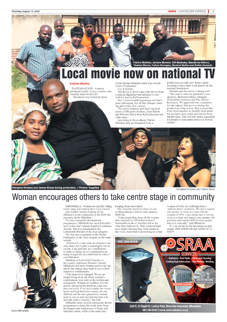 Lowvelder Express 10 August 2023 page 3