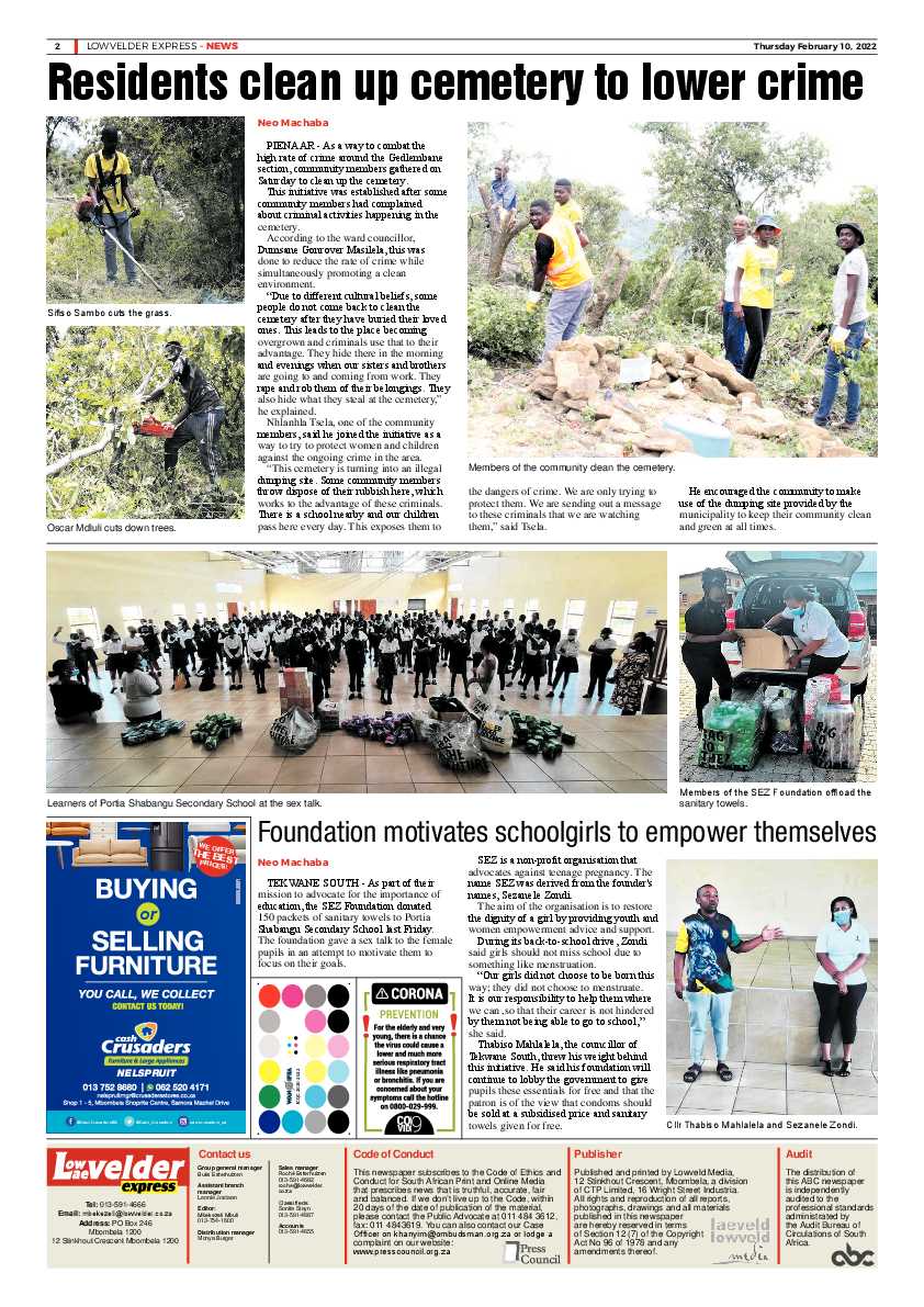 Lowvelder Express 10 February 2022 page 2