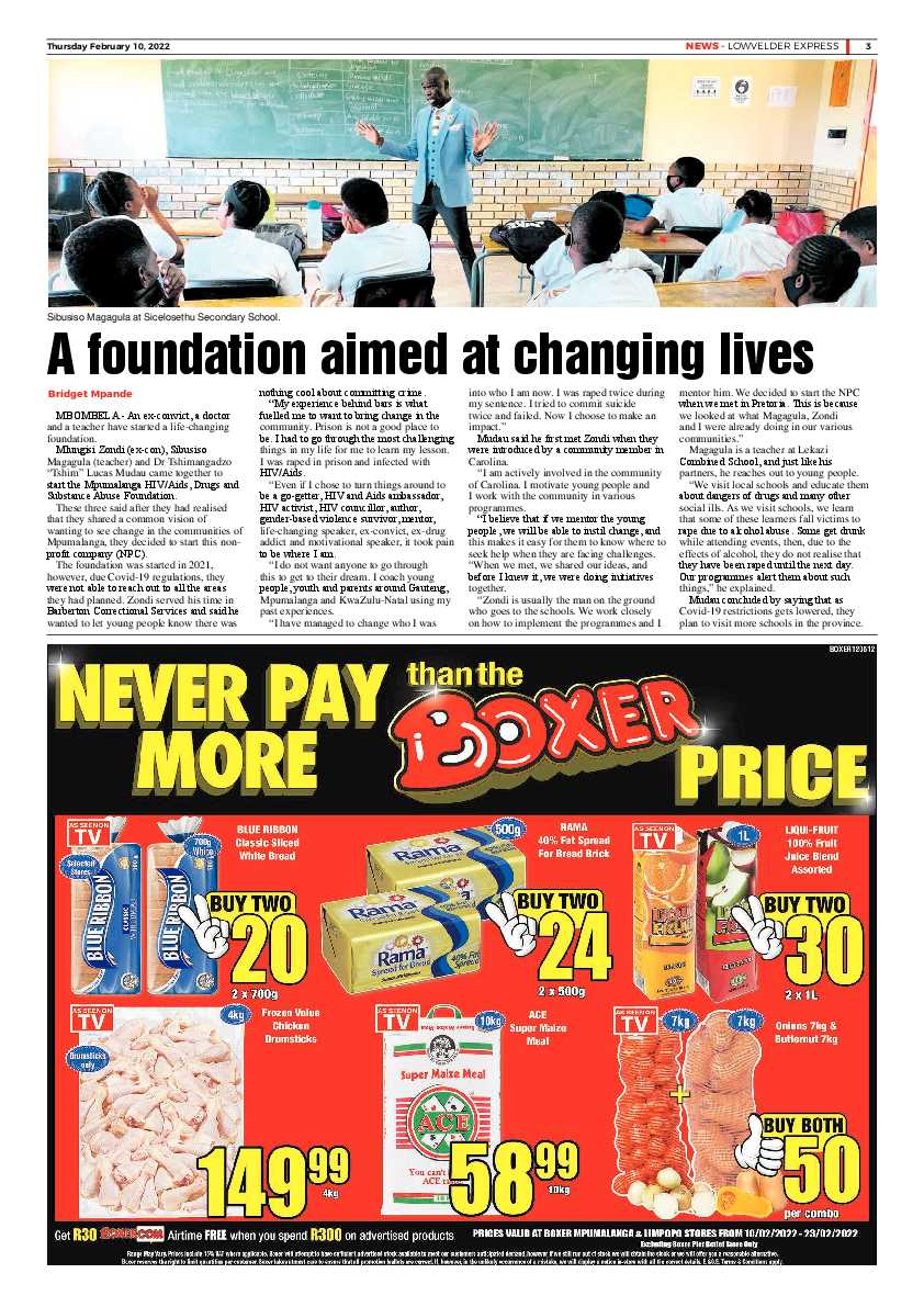 Lowvelder Express 10 February 2022 page 3