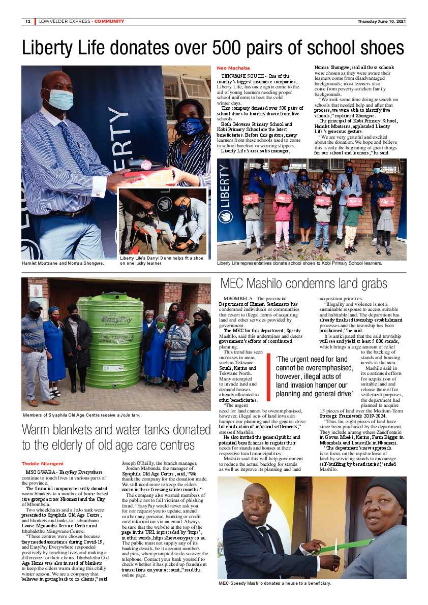 Lowvelder Express 10 June 2021 page 12