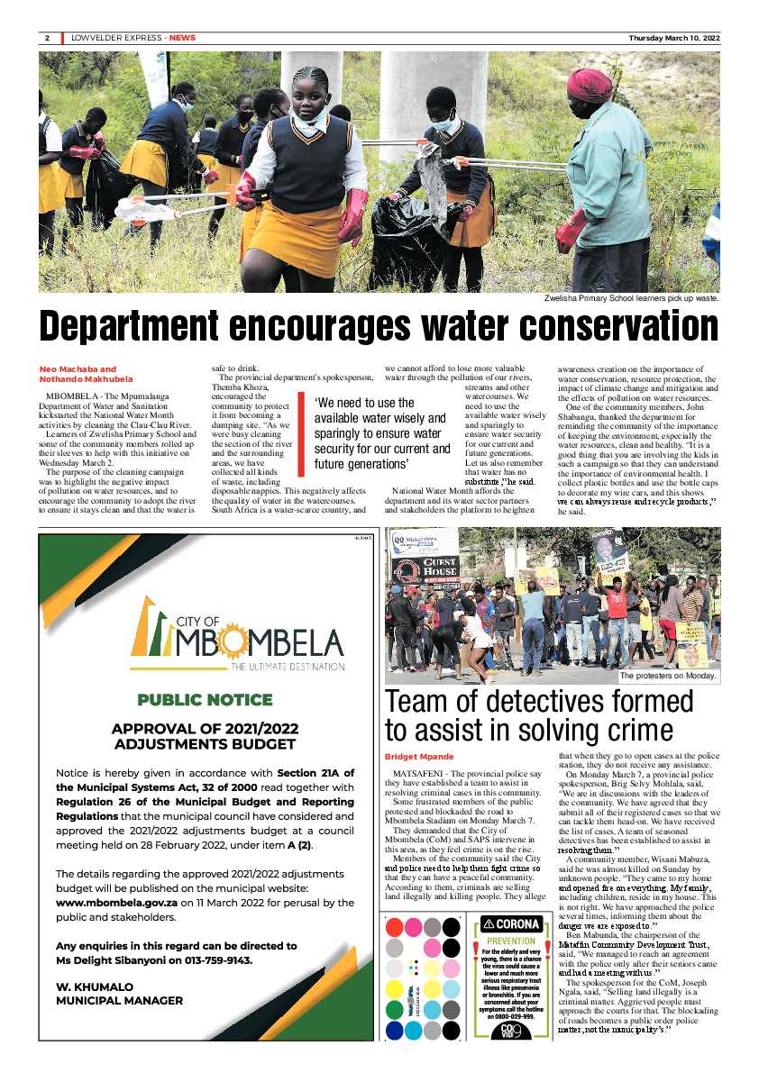 Lowvelder Express 10 March 2022 page 2