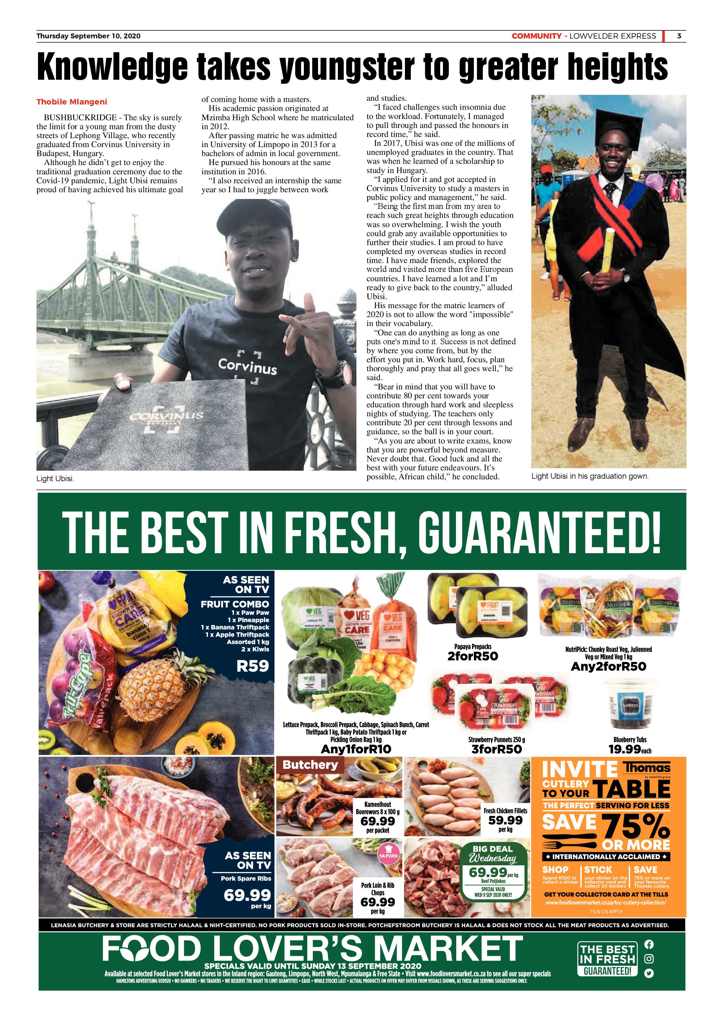 Lowvelder Express 10 September 2020 page 3