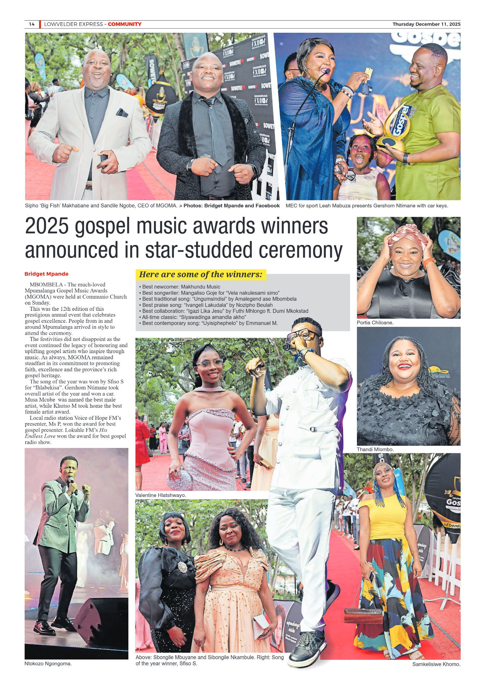 Lowvelder Express 11 December 2025 page 14