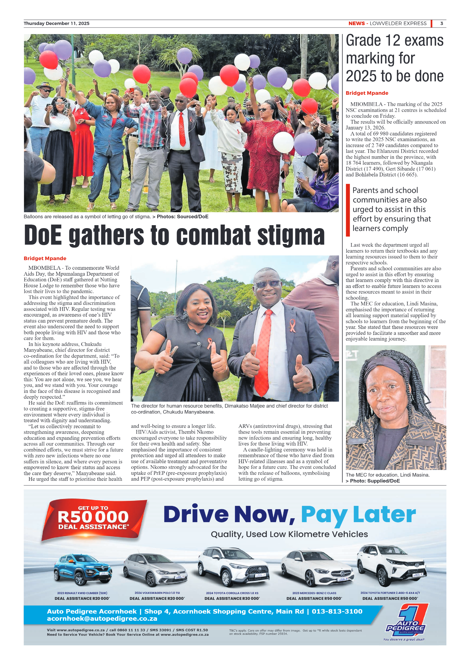 Lowvelder Express 11 December 2025 page 3