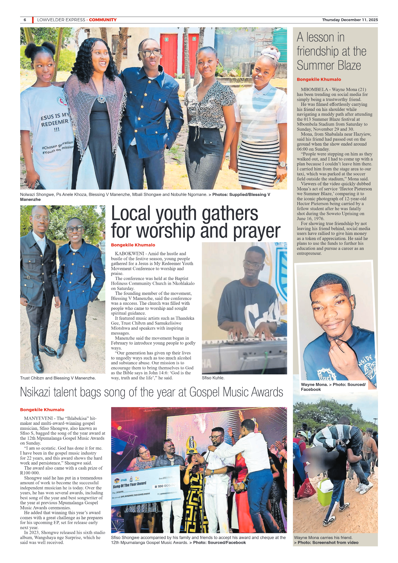 Lowvelder Express 11 December 2025 page 6