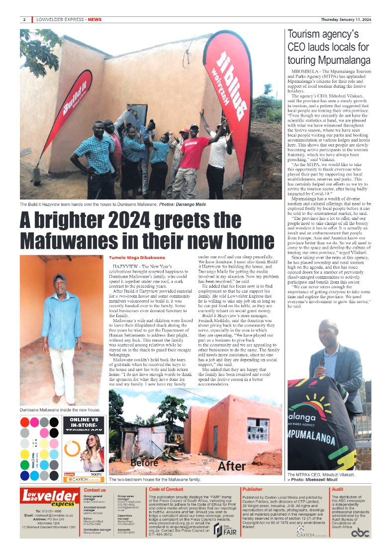 Lowvelder Express 11 January 2024 page 2