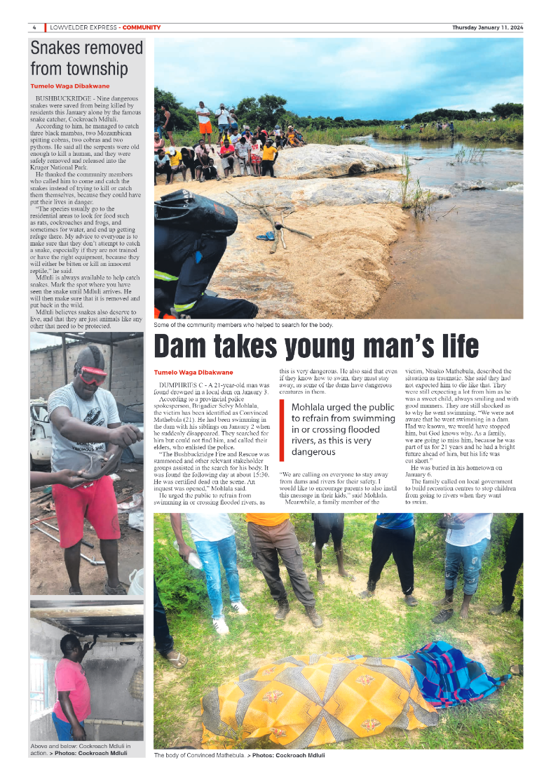 Lowvelder Express 11 January 2024 page 4