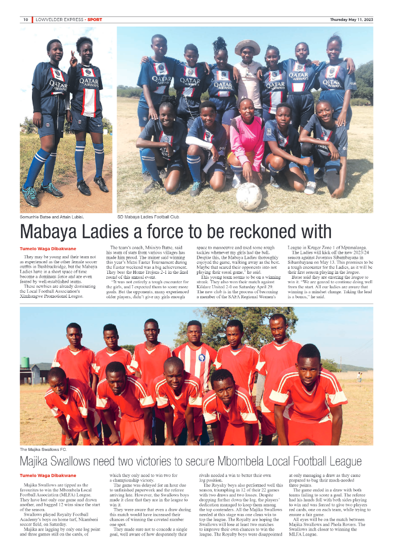 Lowvelder Express 11 May 2023 page 10