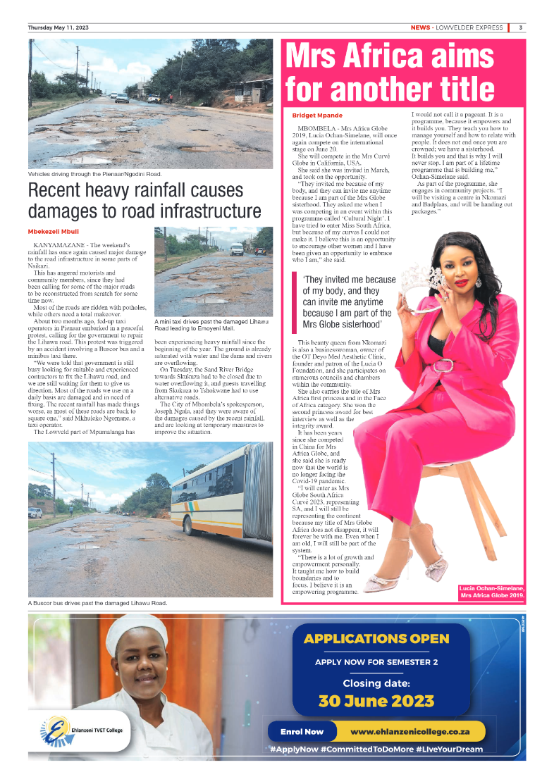Lowvelder Express 11 May 2023 page 3