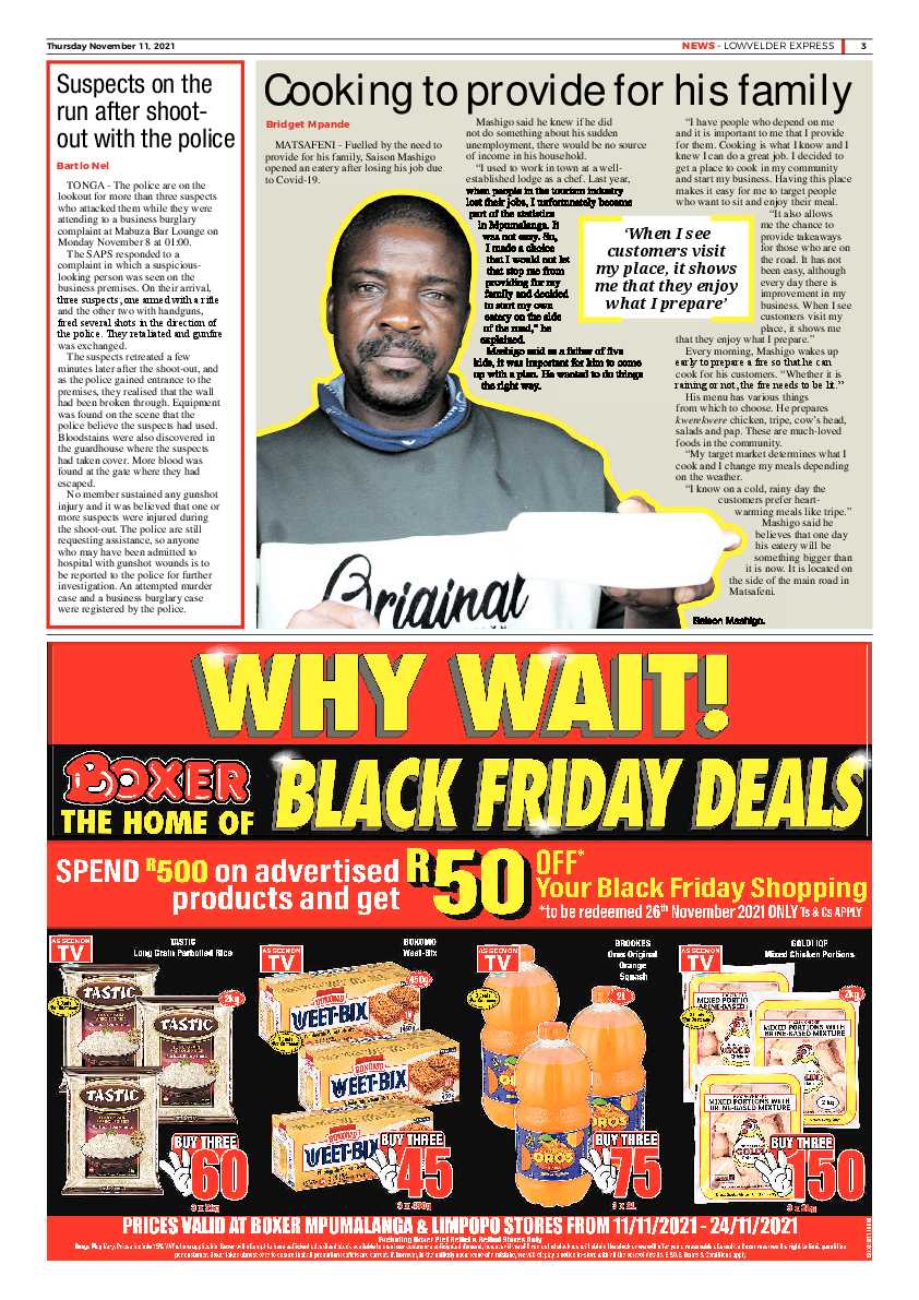 Lowvelder Express 11 November 2021 page 3