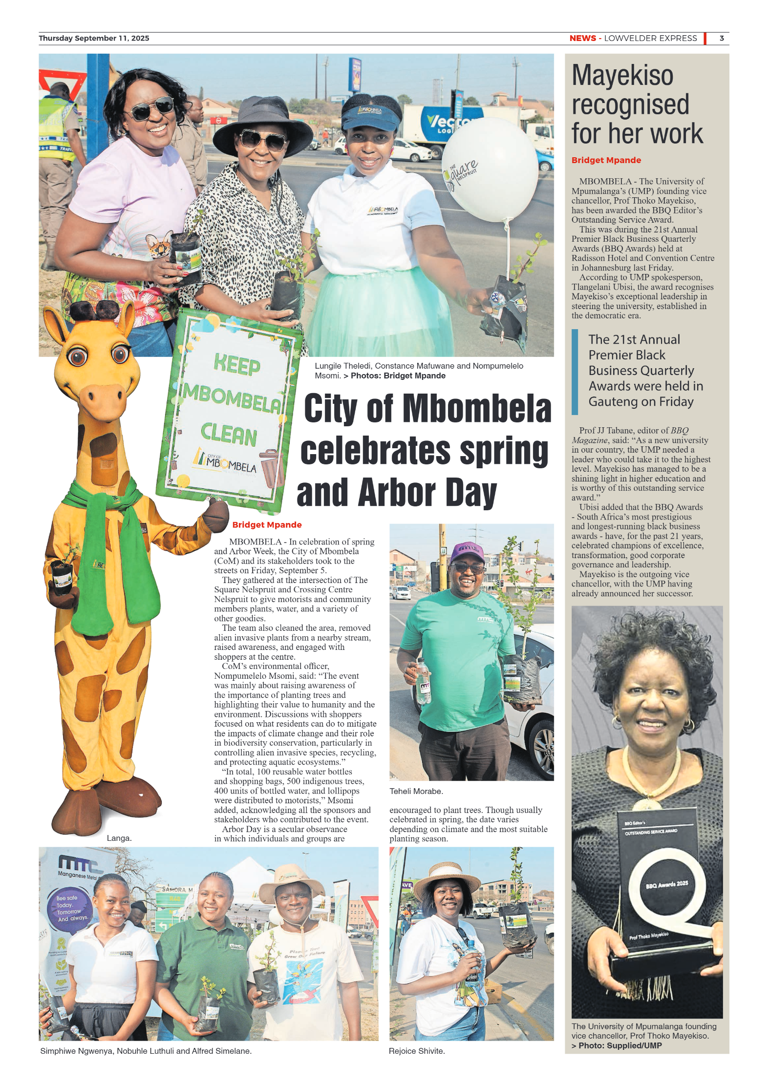 Lowvelder Express 11 September 2025 page 3