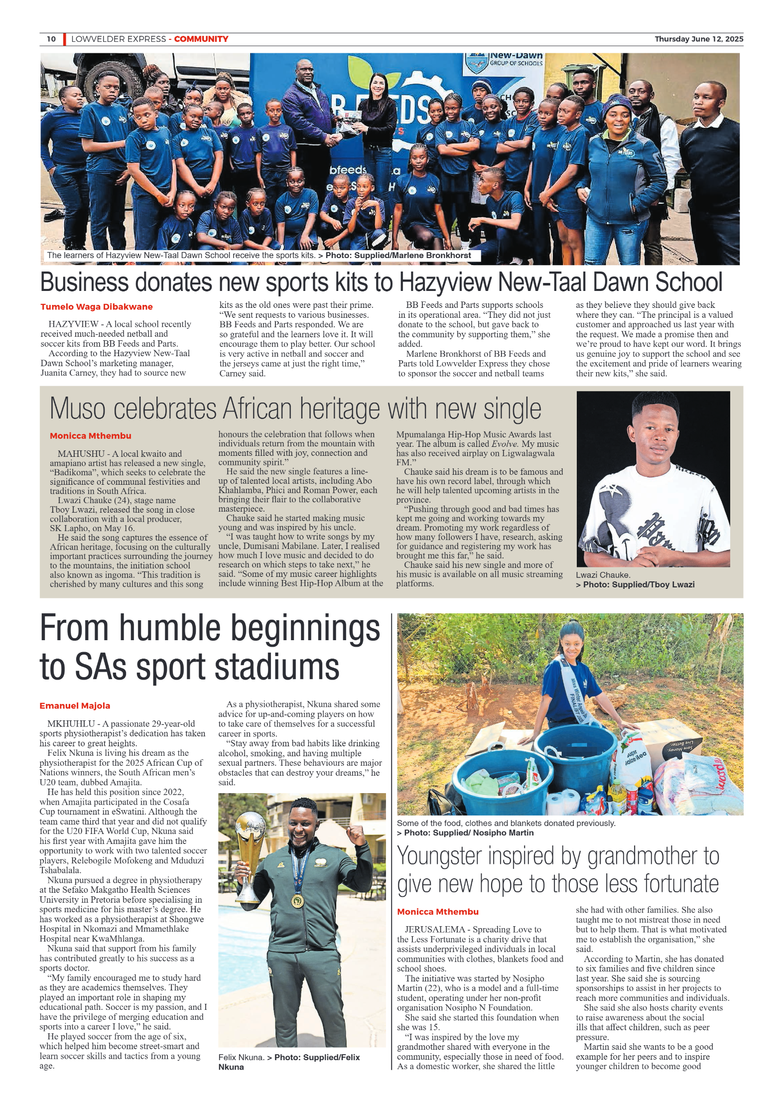 Lowvelder Express 12 June 2025 page 10