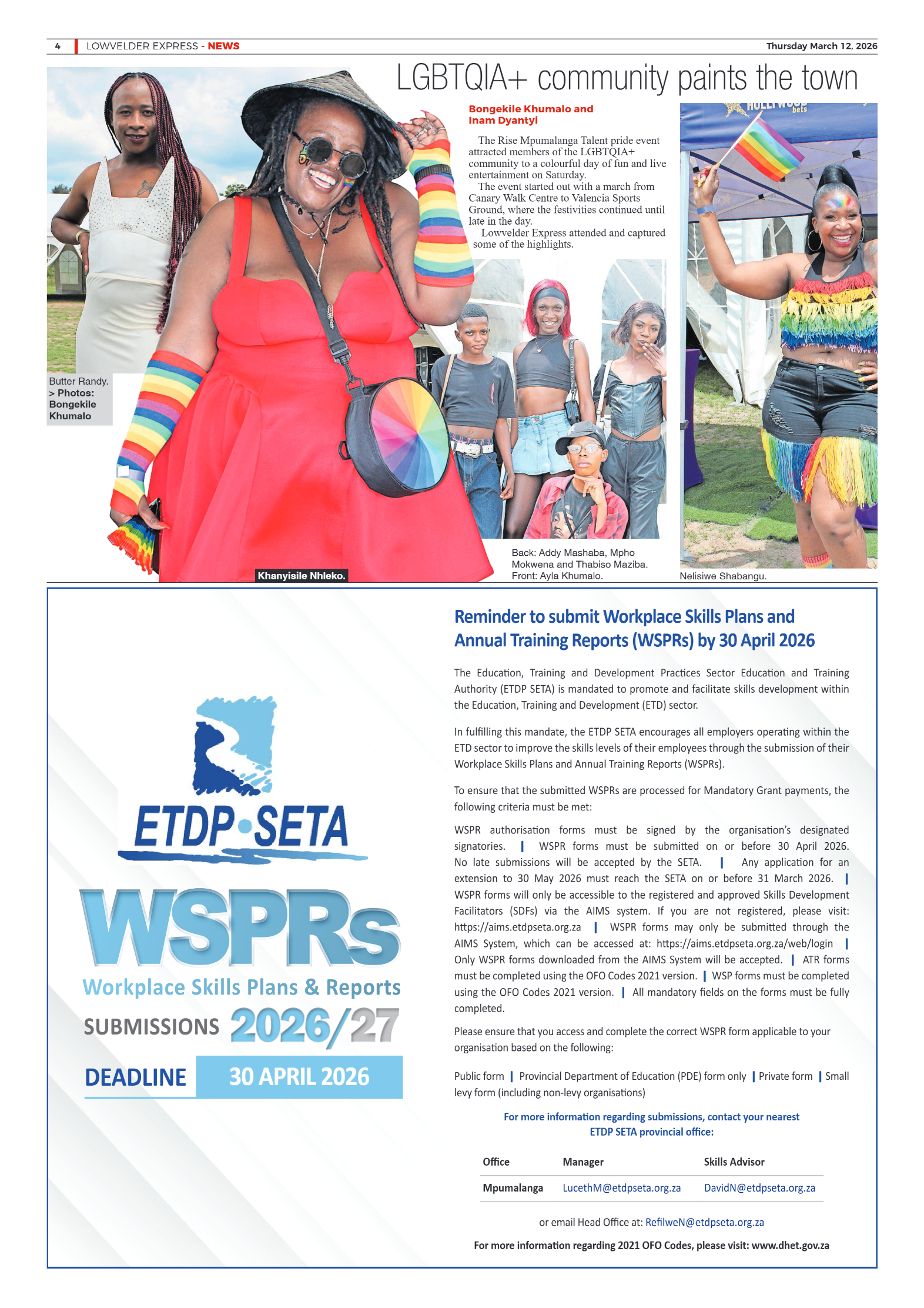 Lowvelder Express 12 March 2026 page 4