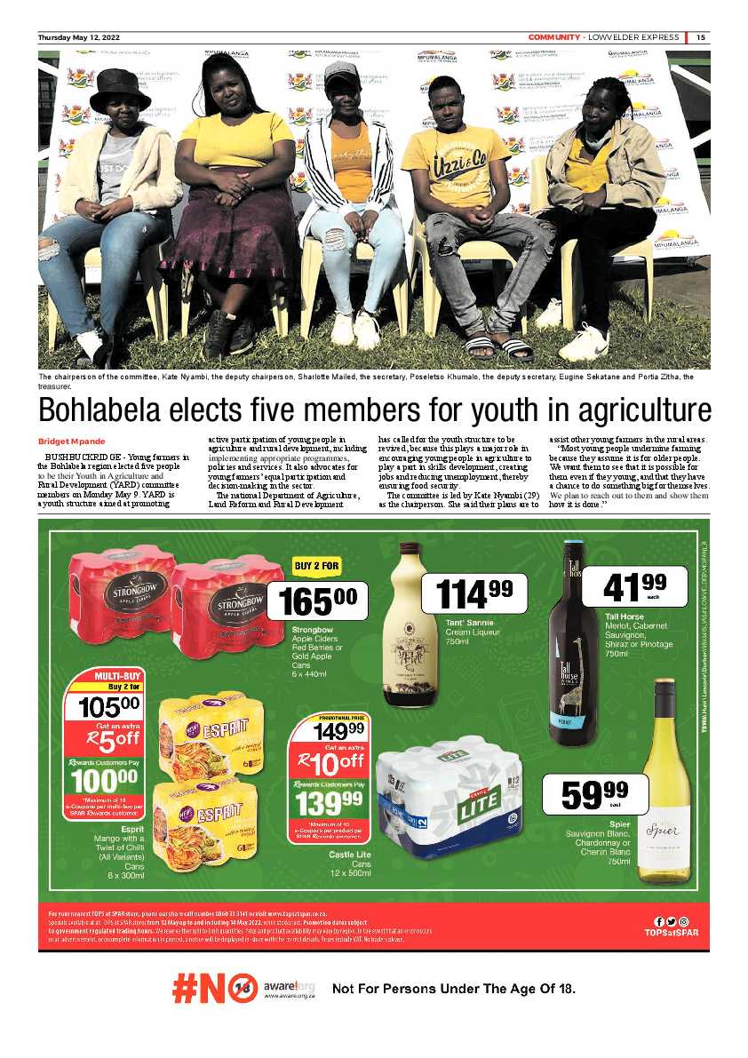 Lowvelder Express 12 May 2022 page 15