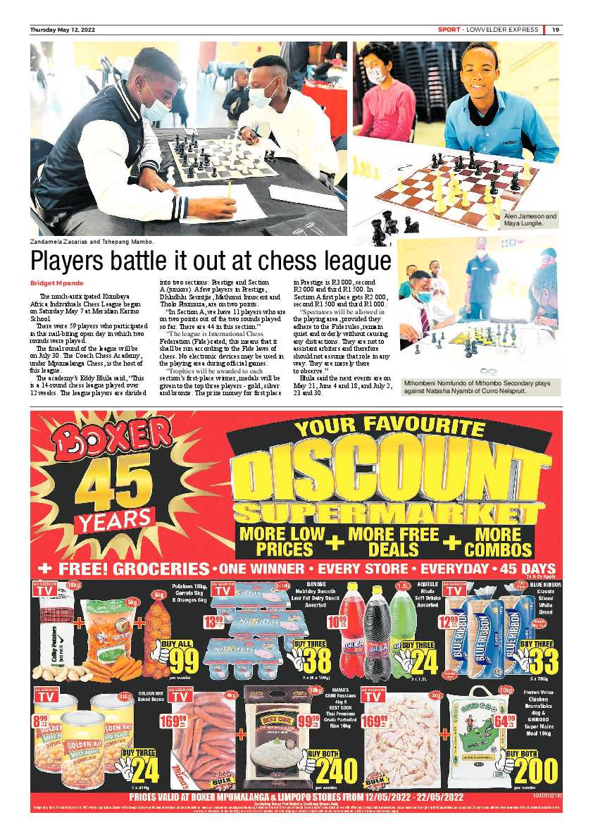 Lowvelder Express 12 May 2022 page 19