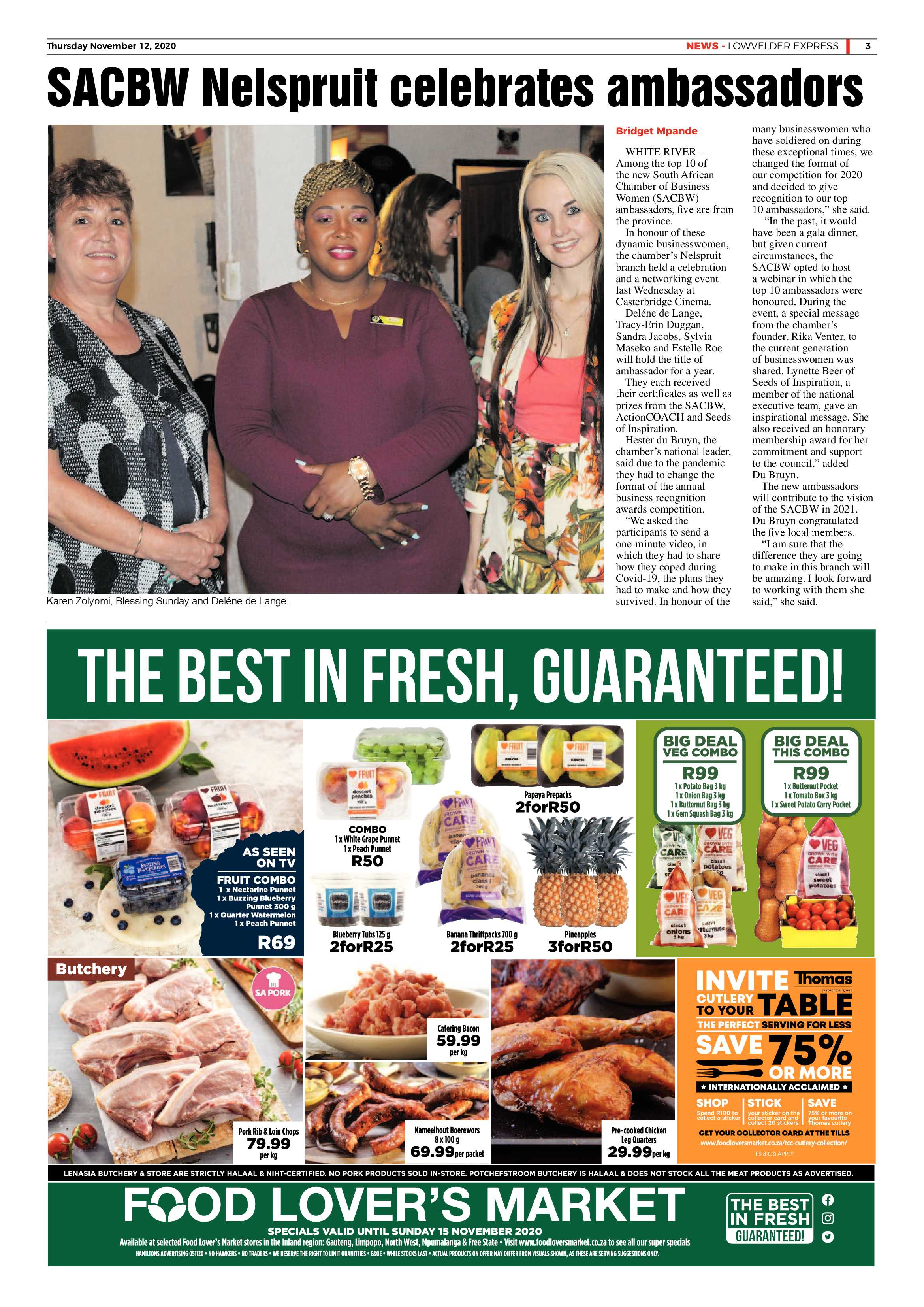 Lowvelder Express 12 November 2020 page 3