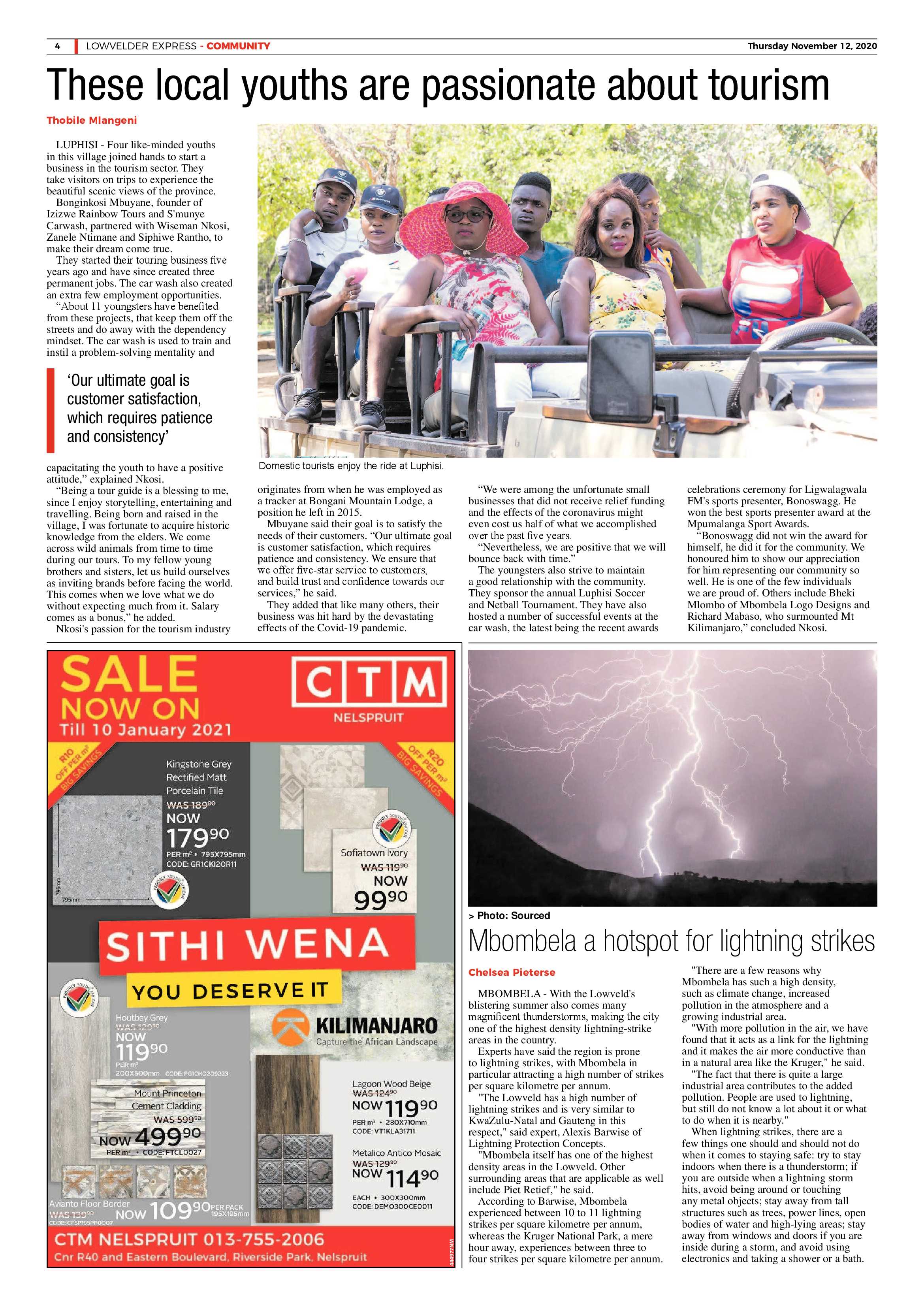 Lowvelder Express 12 November 2020 page 4