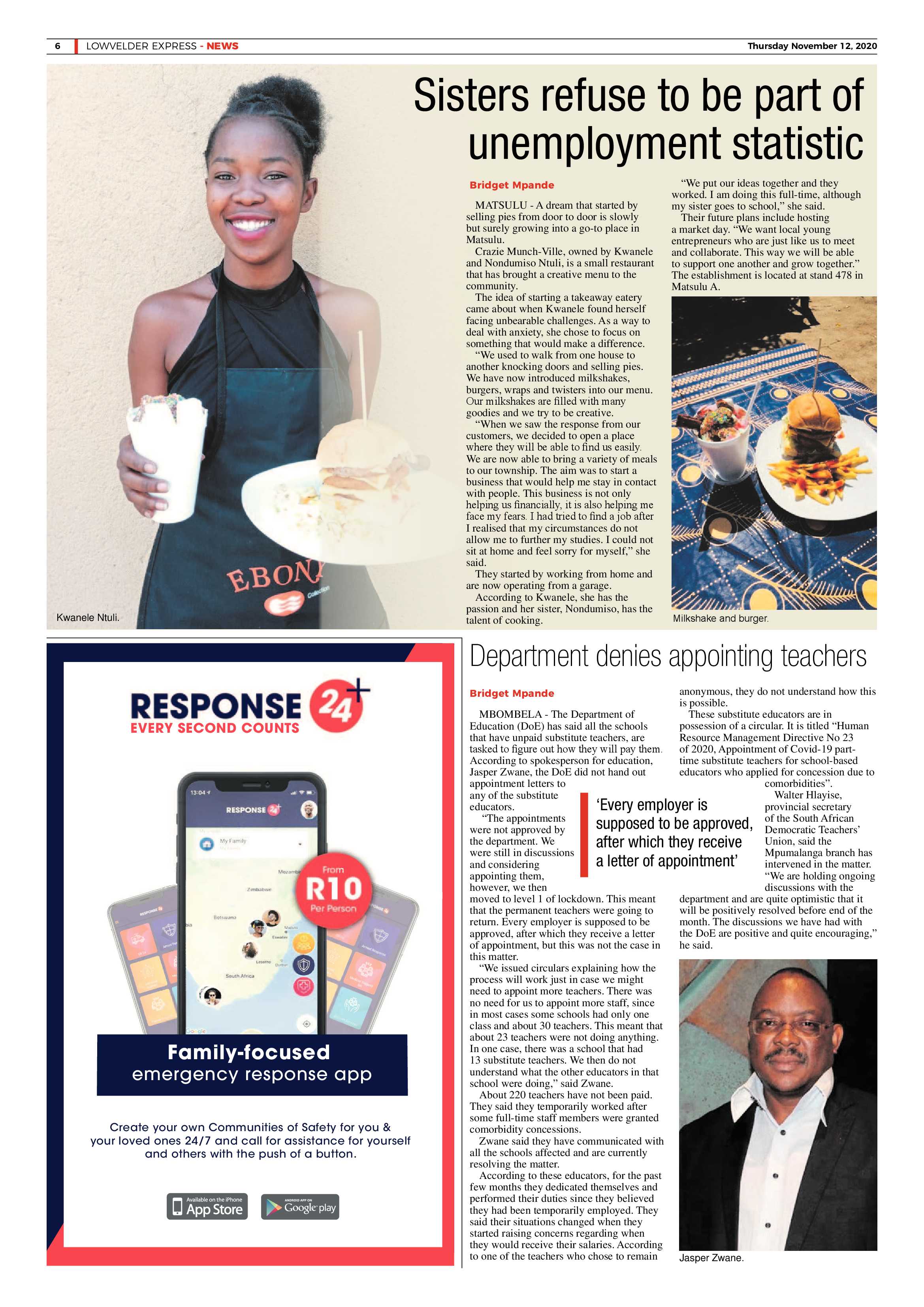 Lowvelder Express 12 November 2020 page 6