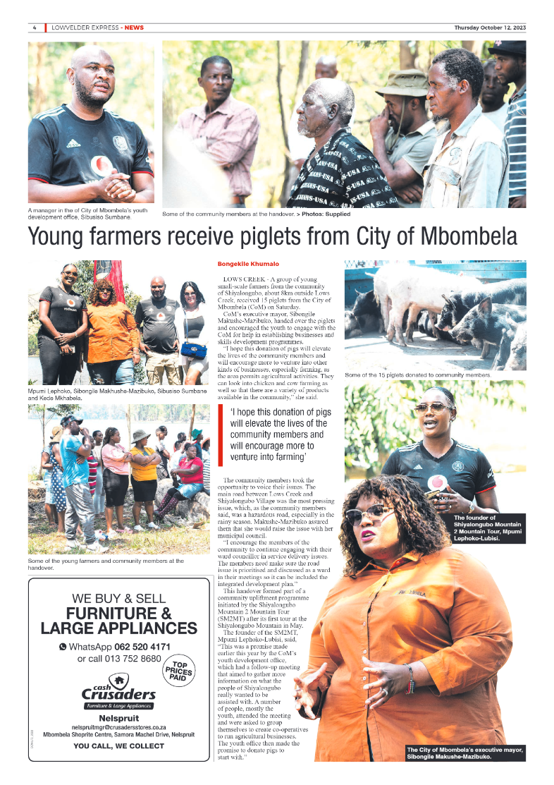 Lowvelder Express 12 October 2023 page 4