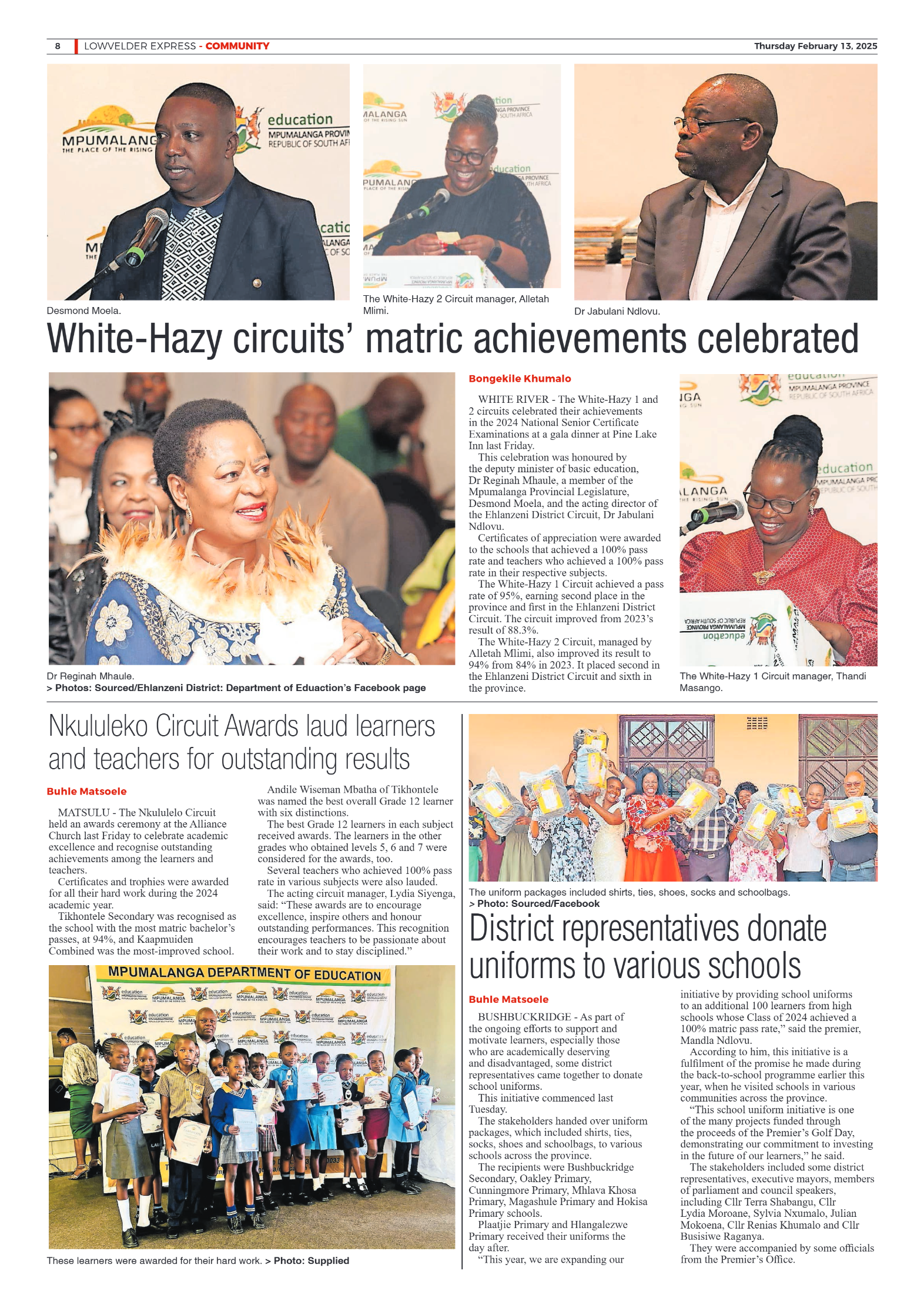 Lowvelder Express 13 February 2025 page 8