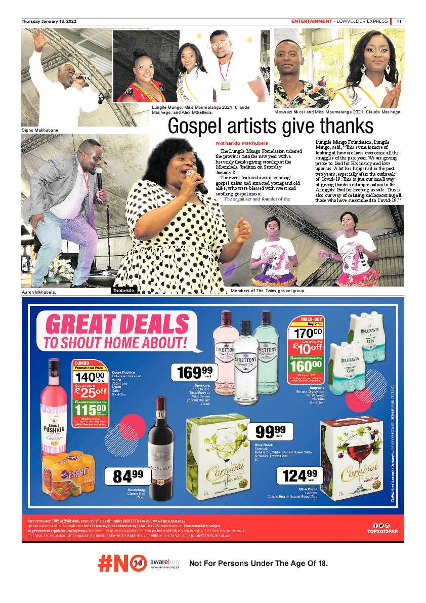 Lowvelder Express 13 January 2022 page 11