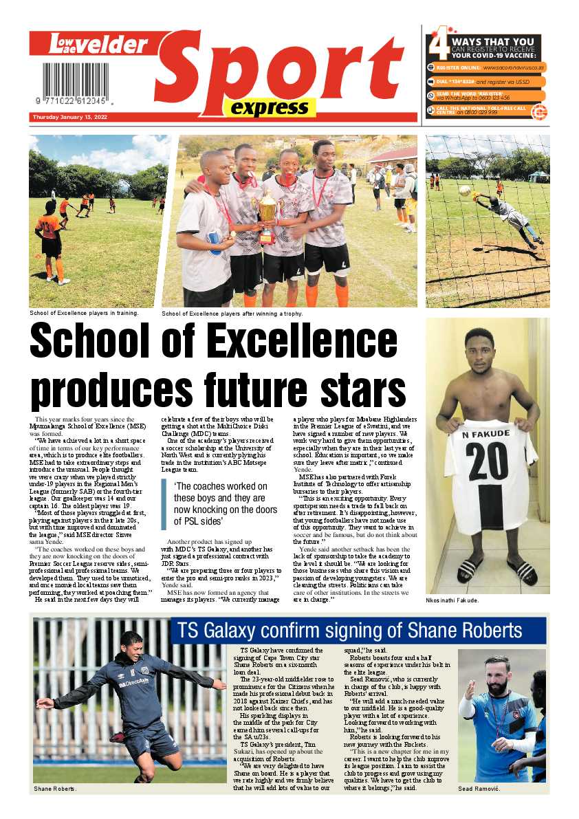 Lowvelder Express 13 January 2022 page 12