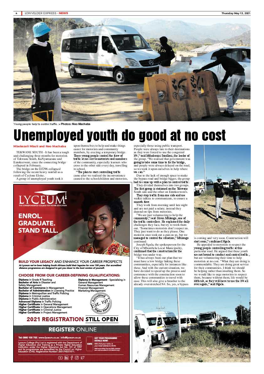 Lowvelder Express 13 May 2021 page 4