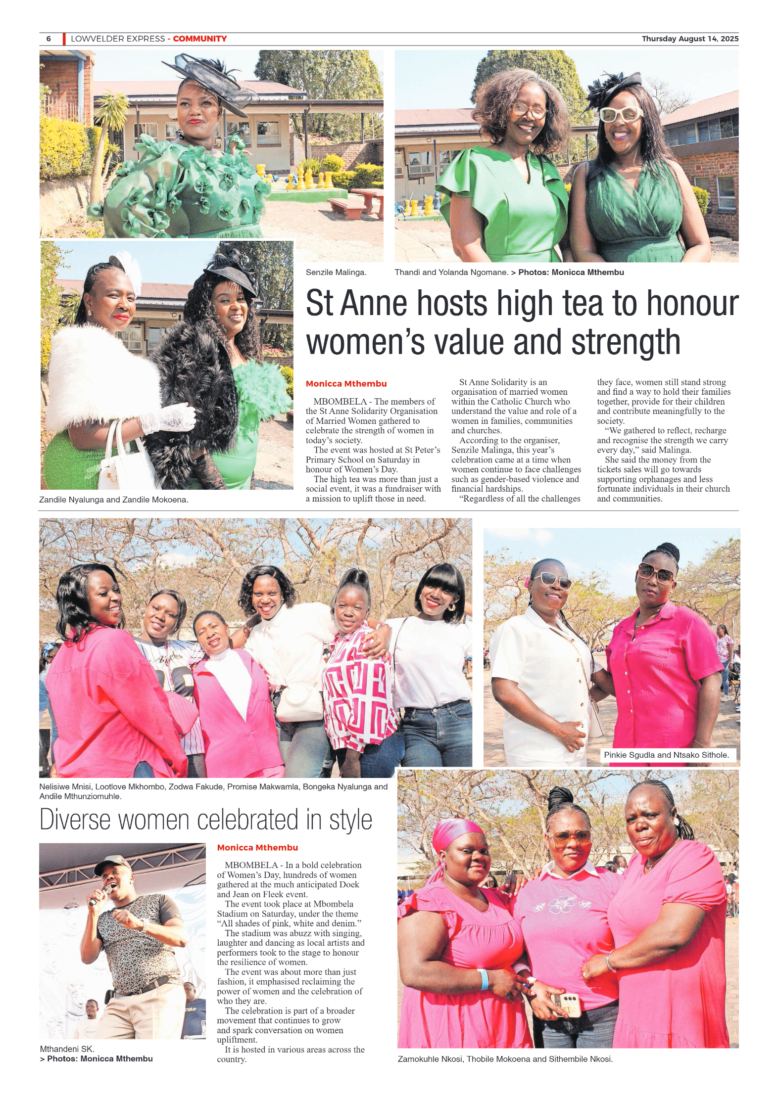 Lowvelder Express 14 August 2025 page 6