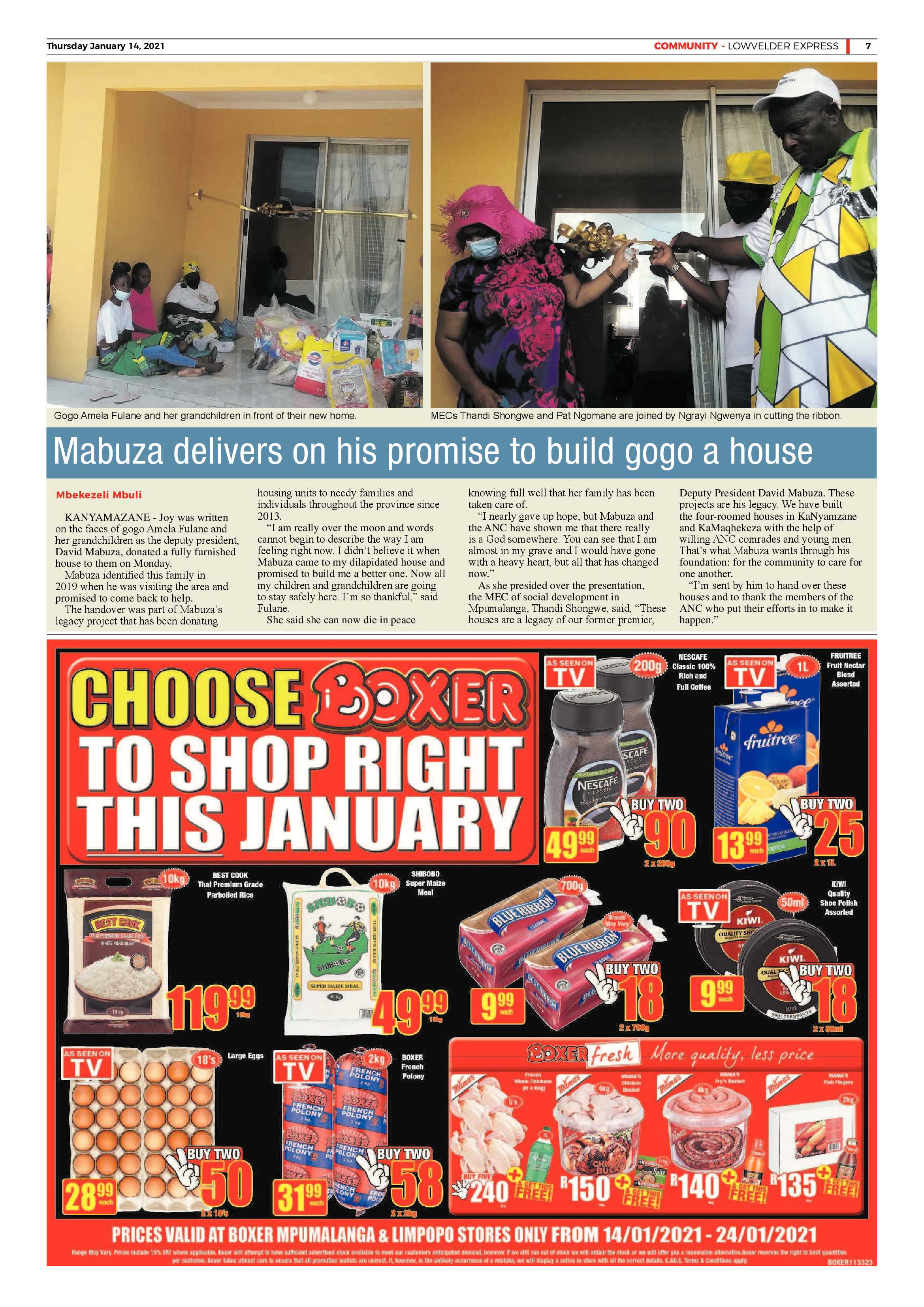 Lowvelder Express 14 January 2021 page 7