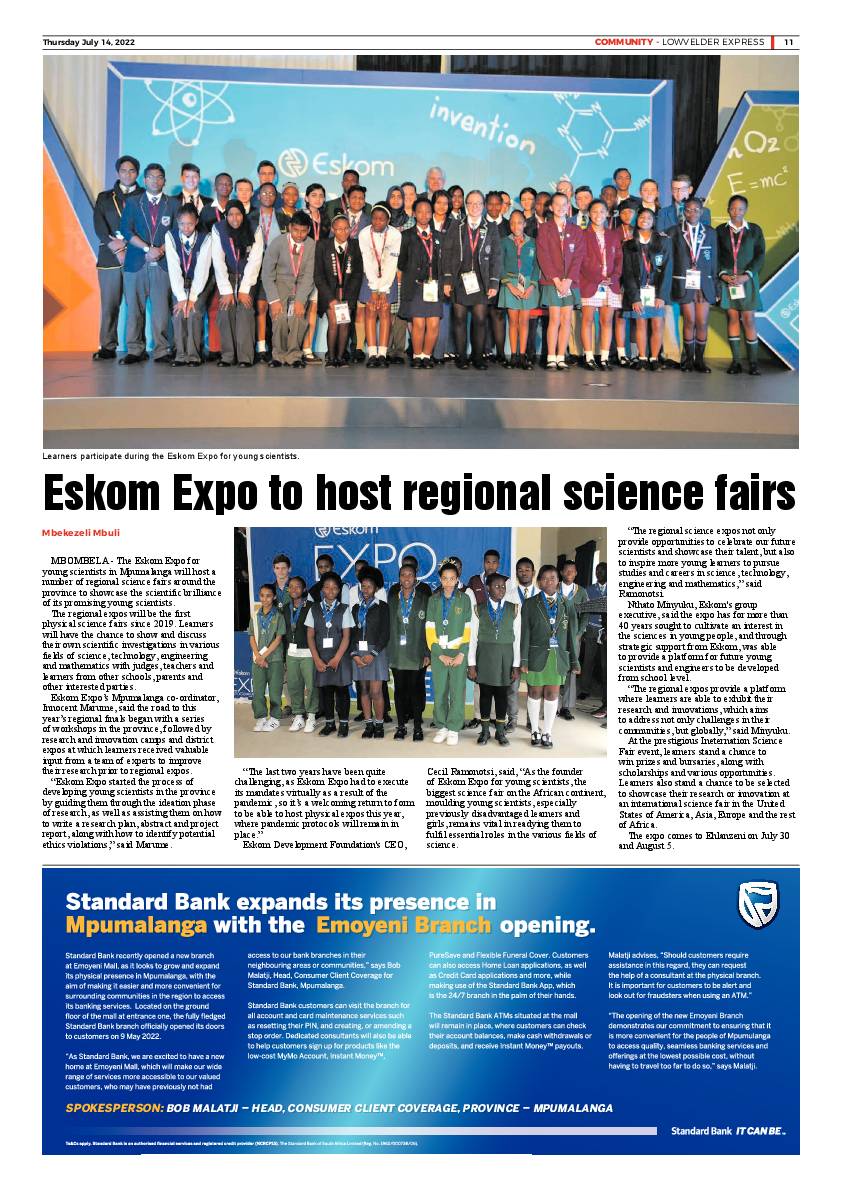 Lowvelder Express 14 July 2022 page 11