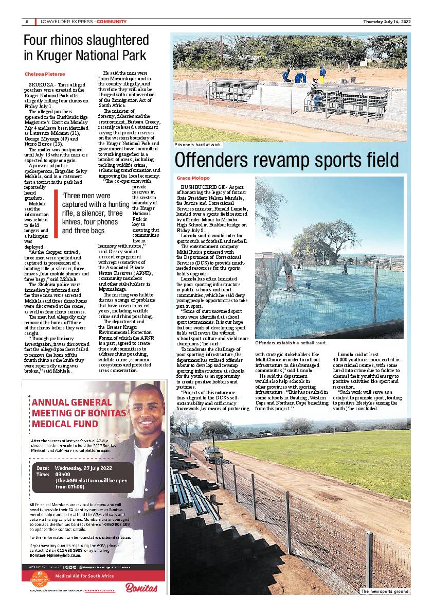 Lowvelder Express 14 July 2022 page 6
