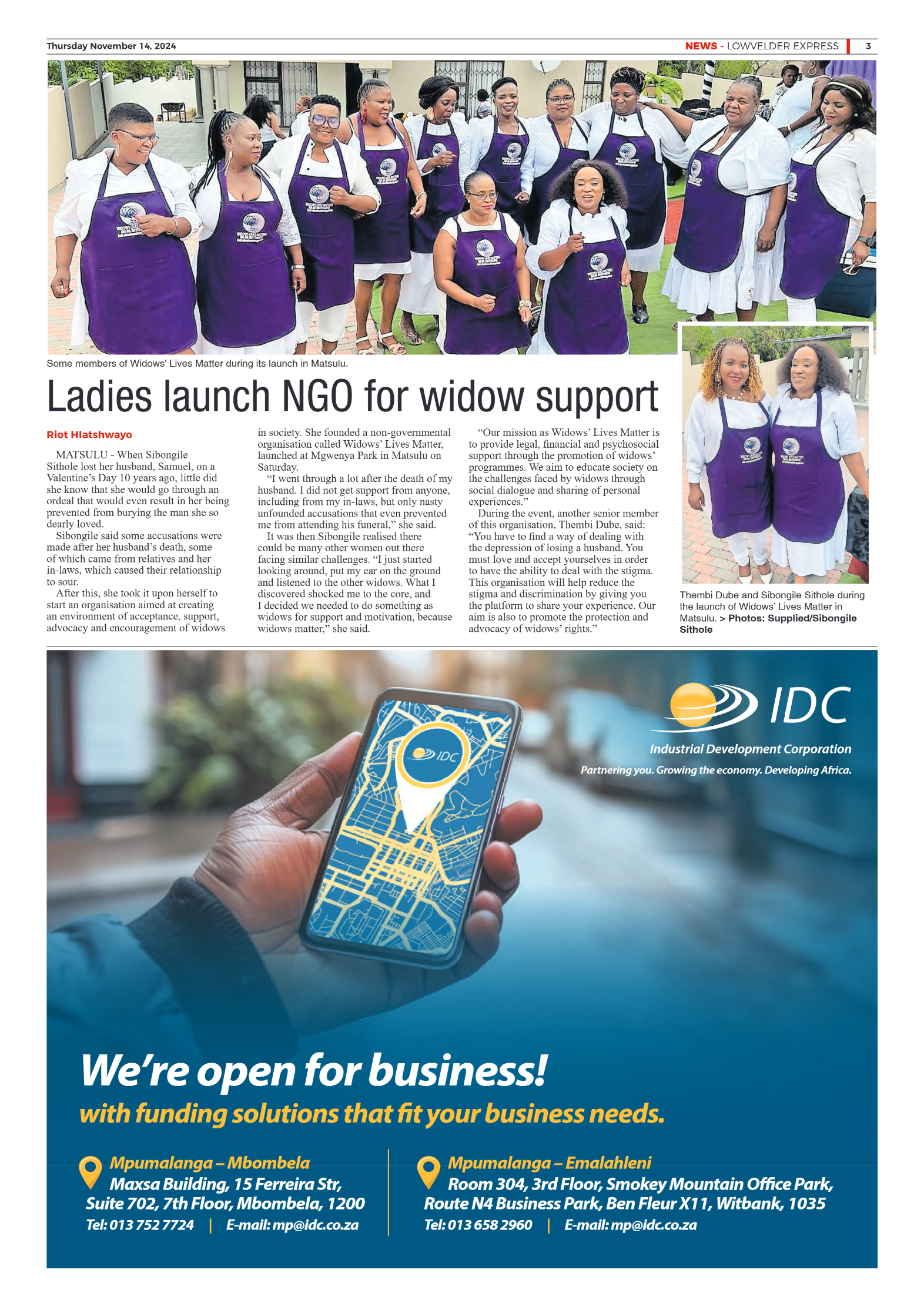 Lowvelder Express 14 November 2024 page 3