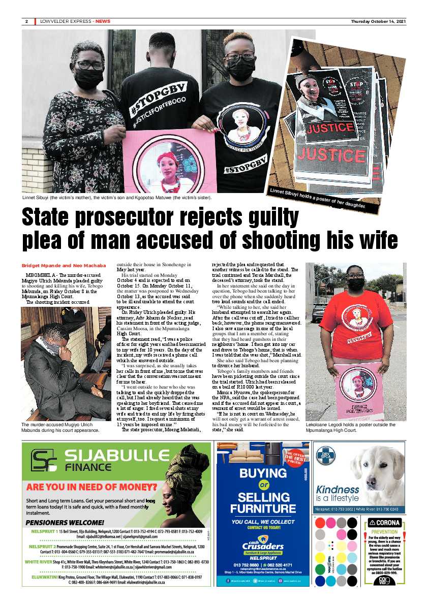 Lowvelder Express 14 October 2021 page 2