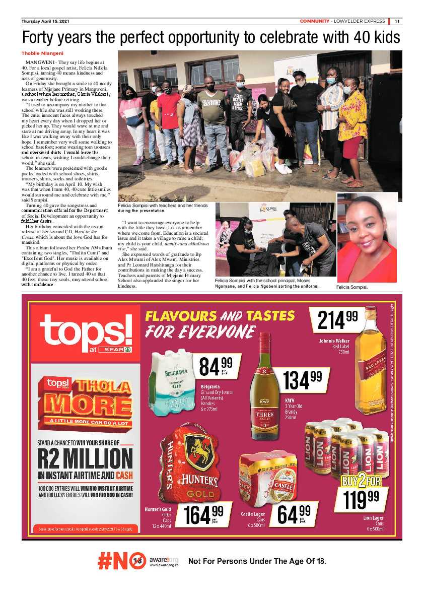 Lowvelder Express 14 May 2021 page 11
