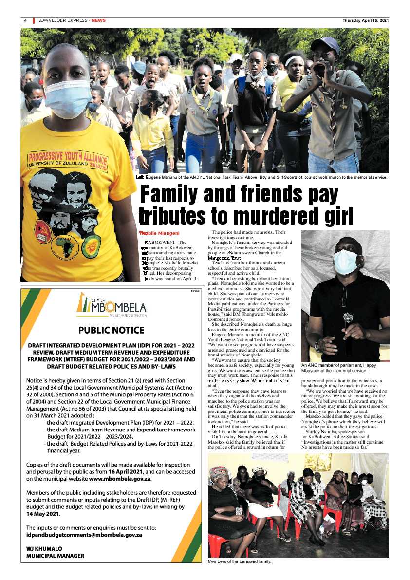 Lowvelder Express 14 May 2021 page 4