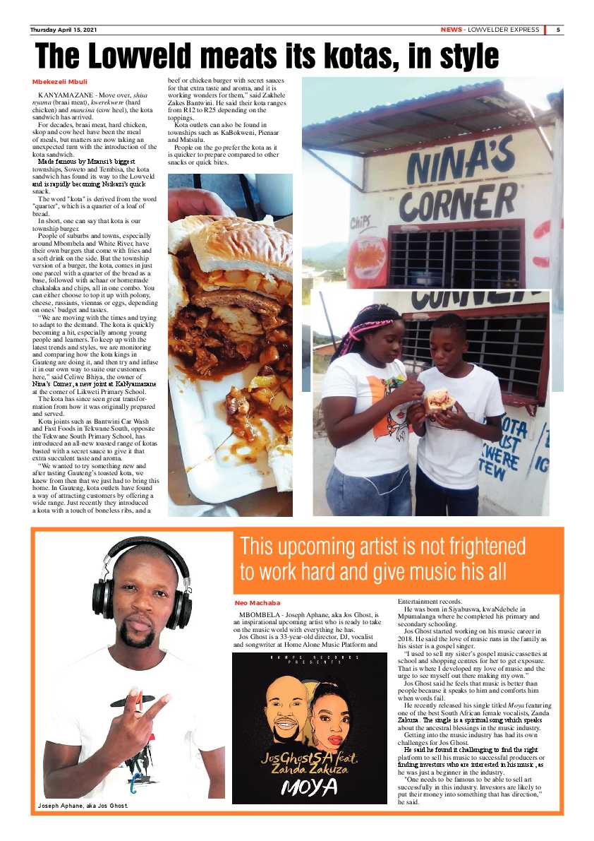 Lowvelder Express 14 May 2021 page 5