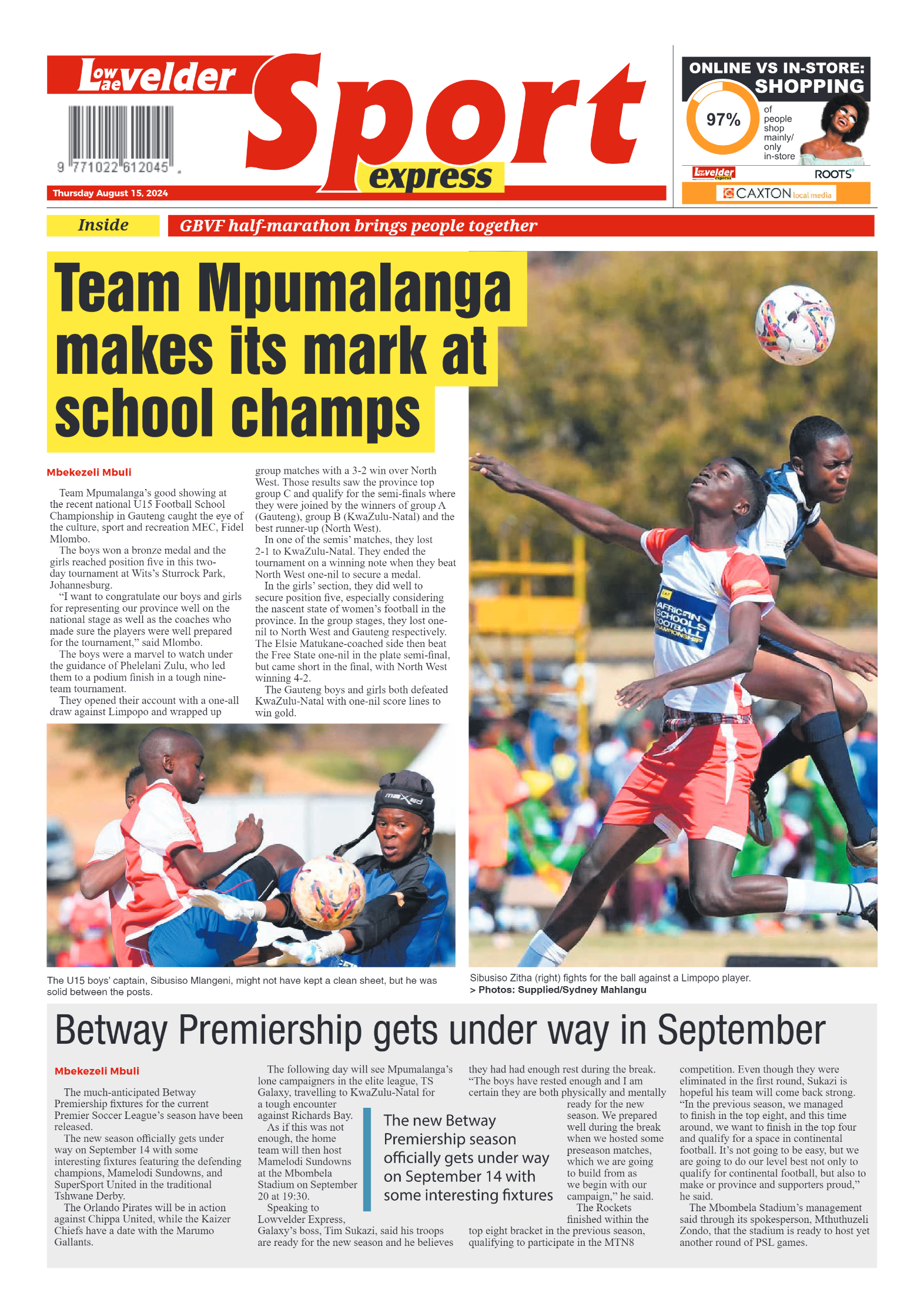 Lowvelder Express 15 August 2024 page 12