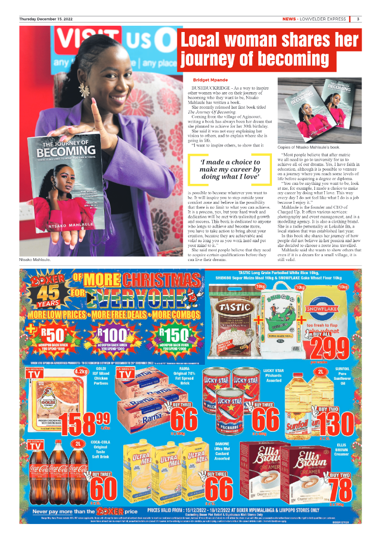 Lowvelder Express 15 December 2022 page 3