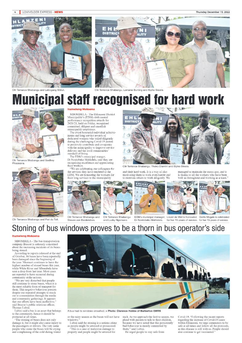 Lowvelder Express 15 December 2022 page 4