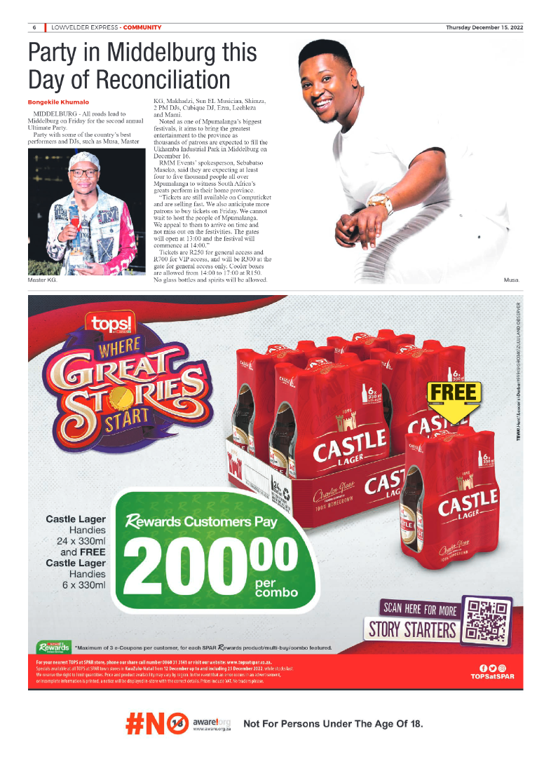 Lowvelder Express 15 December 2022 page 6