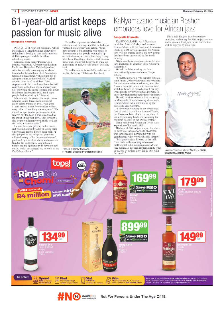 Lowvelder Express 15 February 2024 page 10