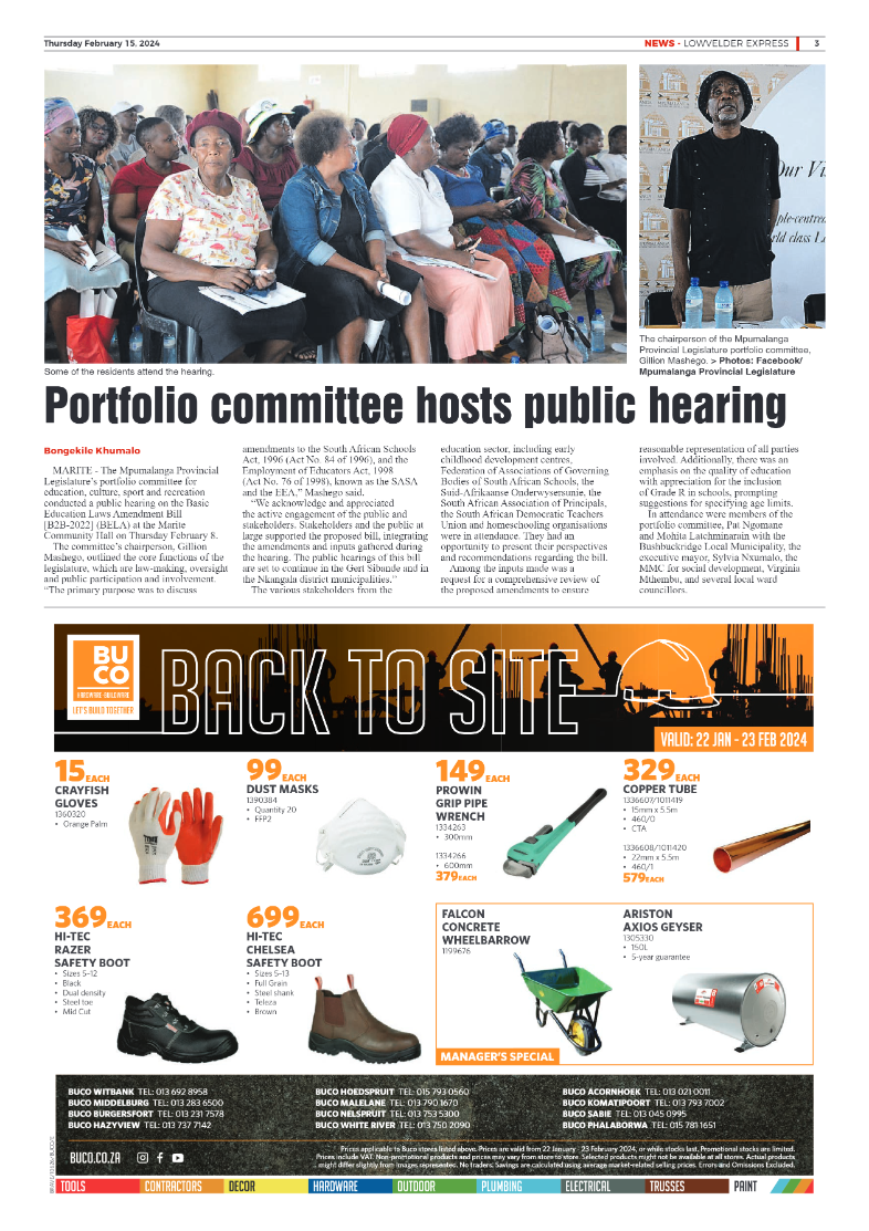 Lowvelder Express 15 February 2024 page 3