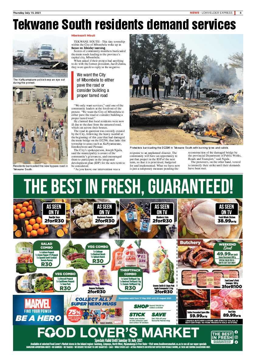 Lowvelder Express 15 July 2021 page 5