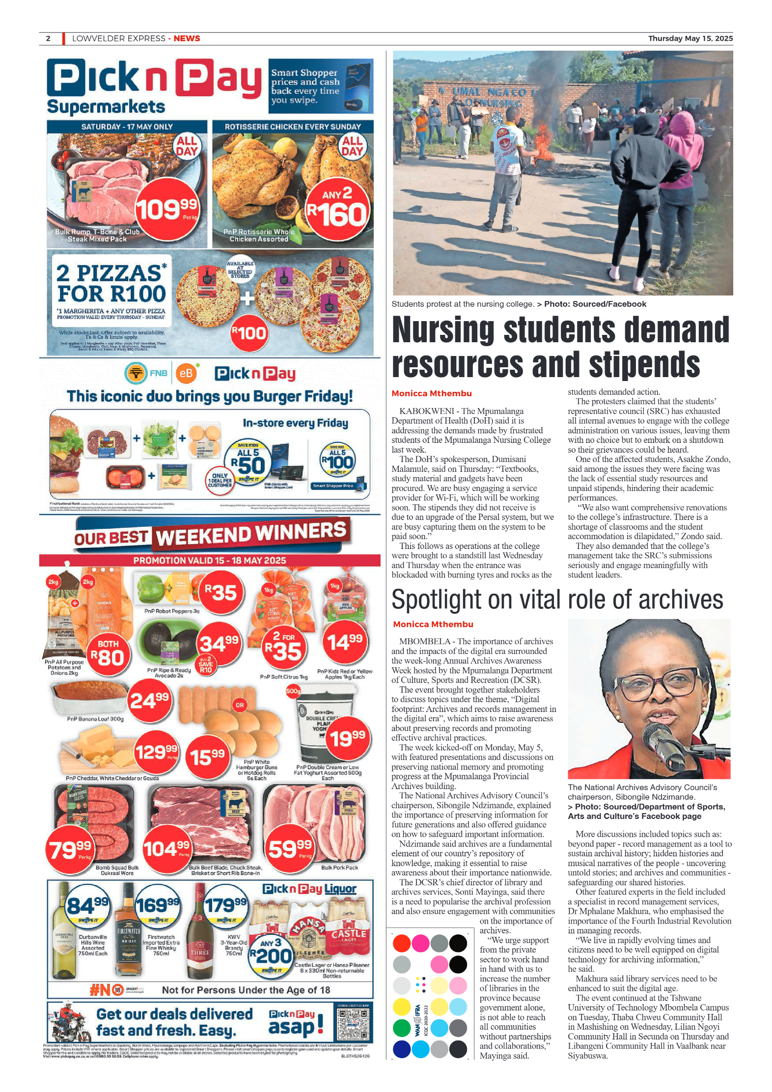 Lowvelder Express 15 May 2025 page 2