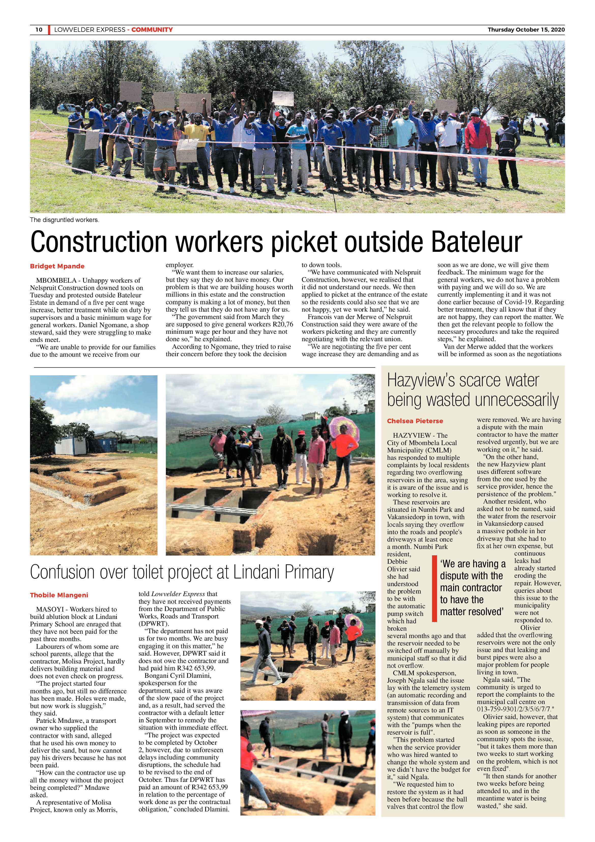 Lowvelder Express 15 October 2020 page 10