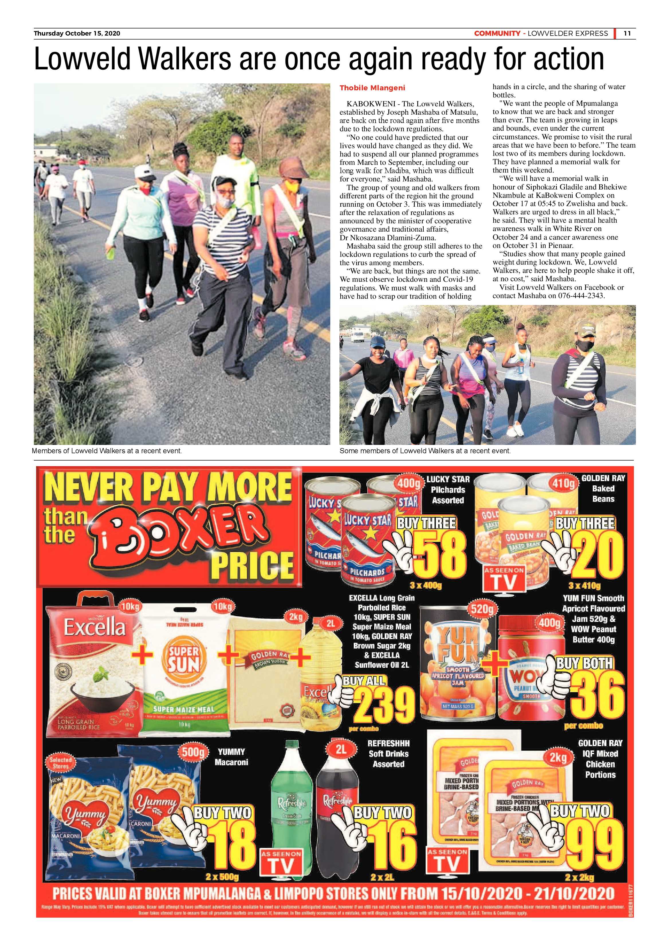 Lowvelder Express 15 October 2020 page 11