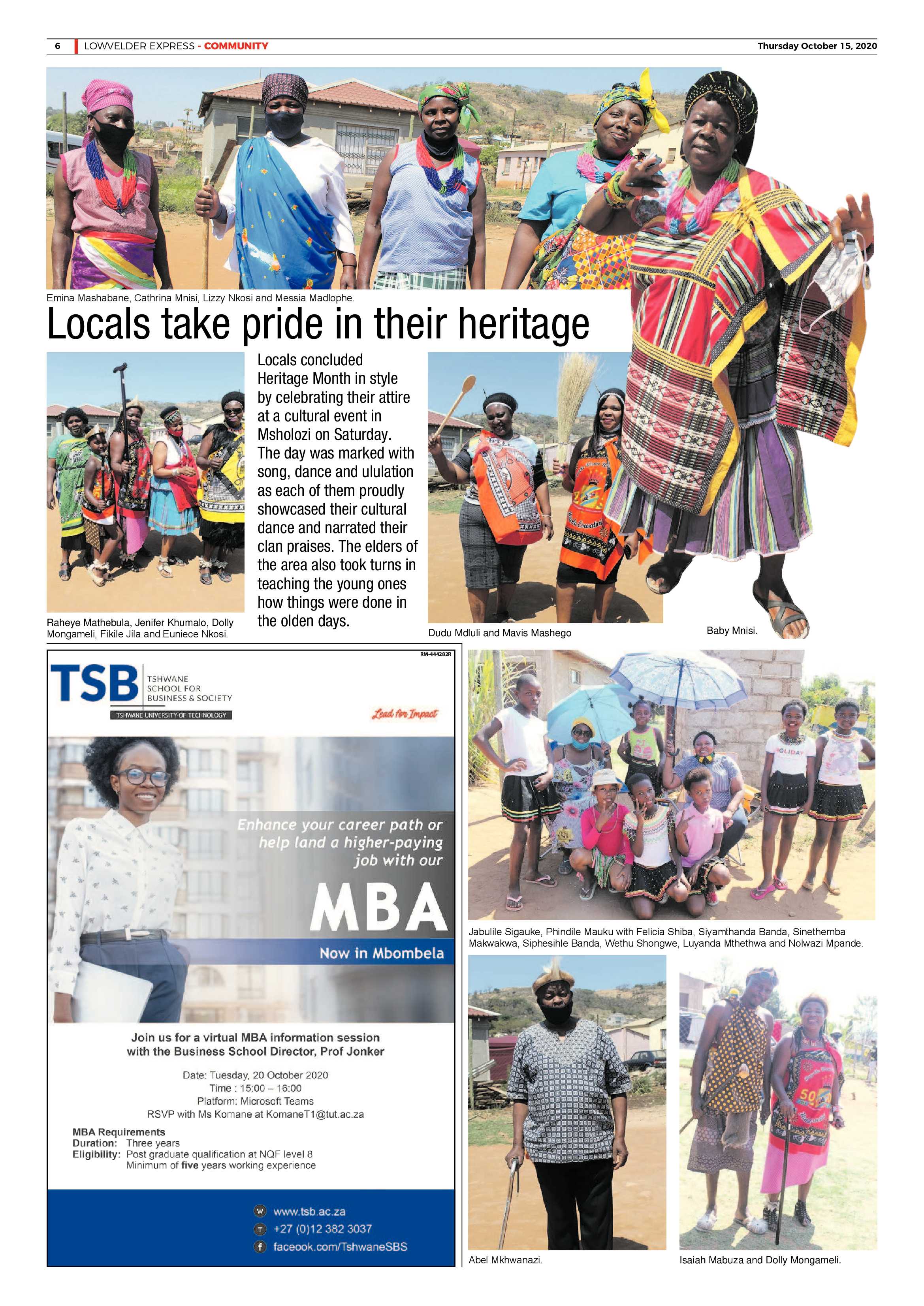 Lowvelder Express 15 October 2020 page 6
